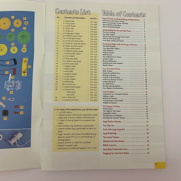 Thames & Kosmos Physics Solar Power Technology Workshop 623715 Experiments - Picture 7 of 12